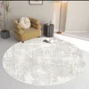 Modern Abstract Decoration Round Carpet Living Room Sofa Area Rugs Home Light Luxury Floor Mat Room Decor Soft Carpet Washable 3