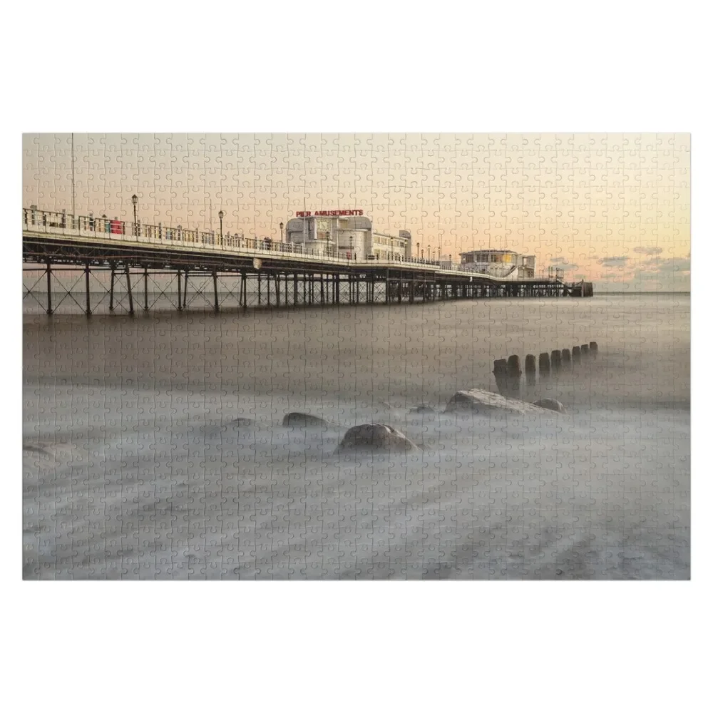 

Мозаика Worthing Pier, персонализированные игрушки, деревянный подарок на заказ, персонализированный пазл