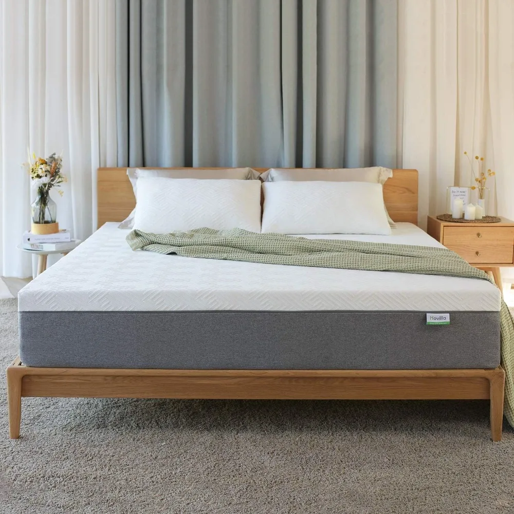 

Novilla King Size Mattress, 12 Inch Gel Memory Foam King Mattress for Cool Sleep & Pressure Relief, Medium Plush Feel