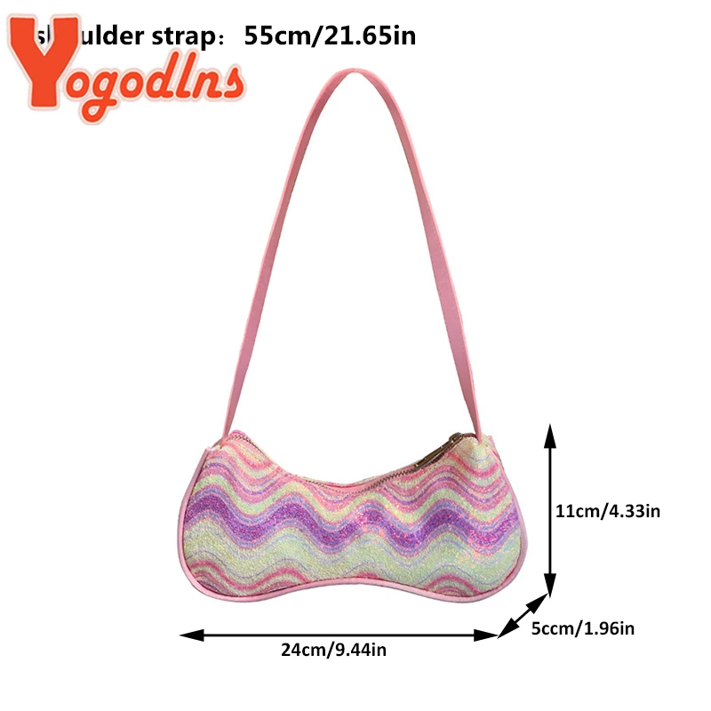 Women Shoulder Bag Fashion Travel Handbags PU Leather Casual Elegant Exquisite Y2K Spice Girl Pink Designer Handbags