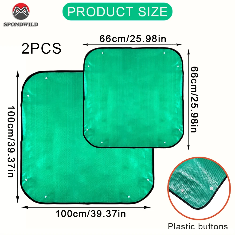 Foldable Waterproof Planting Mat Set - Reusable Gardening and Potting Pad