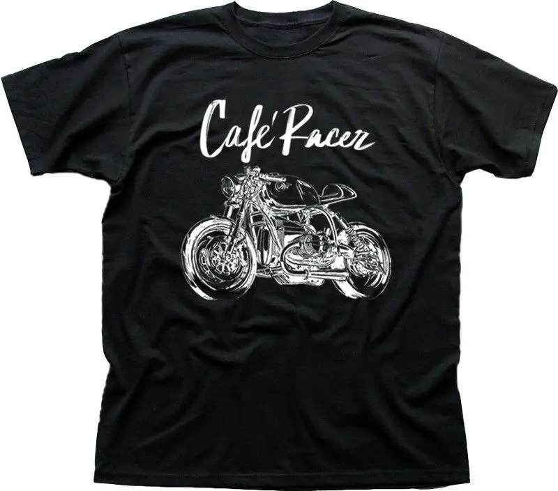 

Мотоциклетная черная футболка Boxer airhead Cafe Racer rt1200 r80 OZ9169