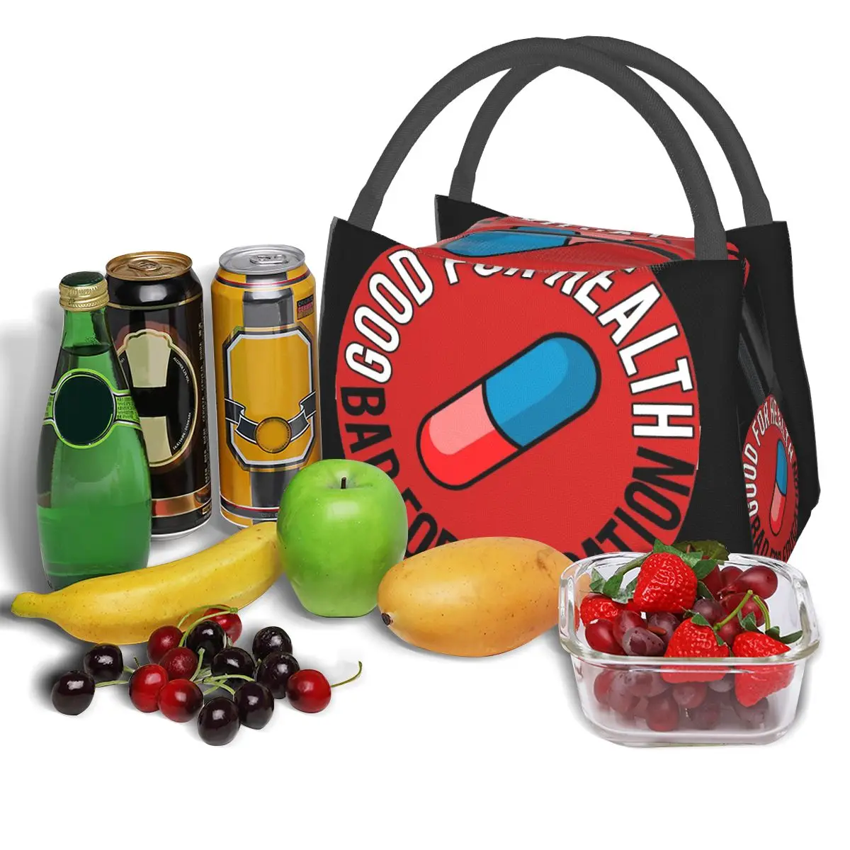 Akira Curious Pill Portable insulation bag for Cooler Thermal Food Office Pinic Container