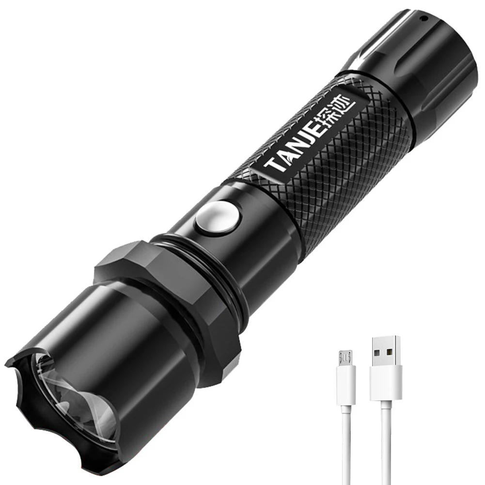 High Power LED Taschenlampe Leistungsstarke HK788 Taschenlampe Wasserdicht  Angeln Laterne USB Aufladbare Scheinwerfer Scheinwerfer Camping Lampe -  AliExpress