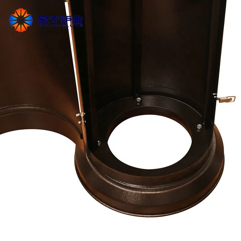 Most Popular Regular Umbrella Type Gas Heater Brown Powder Coated Iron Propane Mushroom Patio Heater