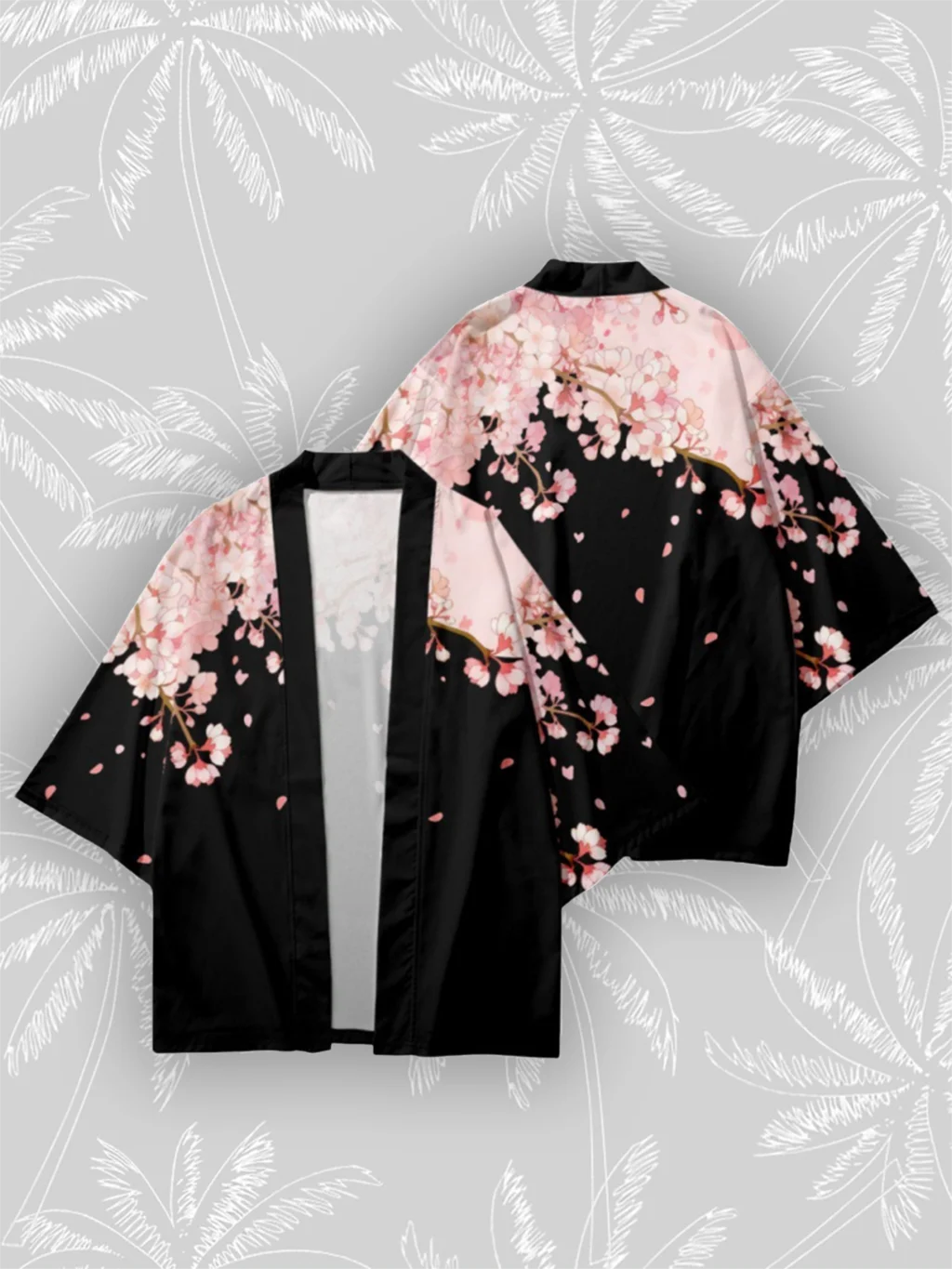 

Sakura Kimono Women Summer Fashion Haori Yukata Men's Japanese Beach Tops Harajuku Cardigan Kimonos Hanbok Oversized Streetwear