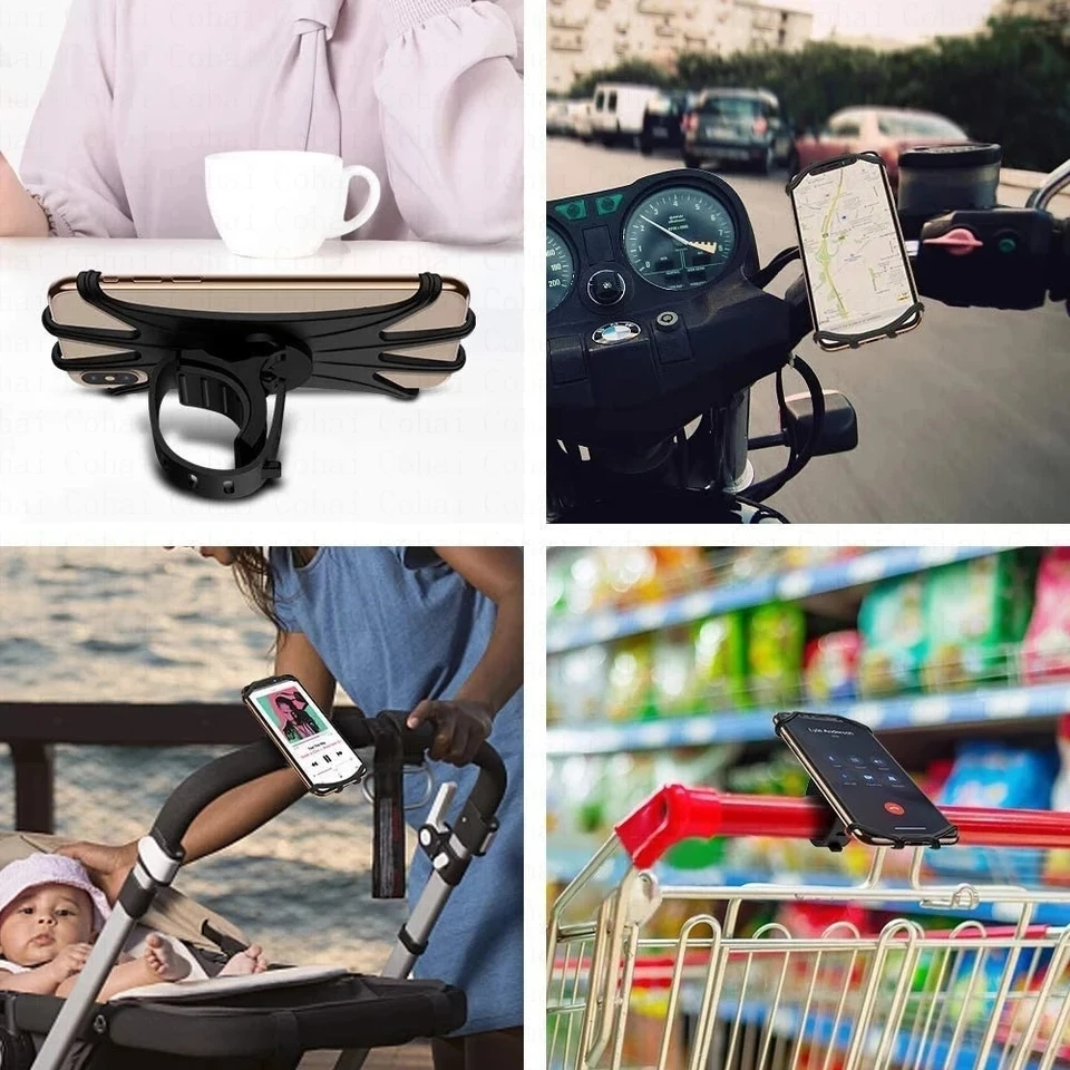 Universal Bike Phone Holder for All Smartphones