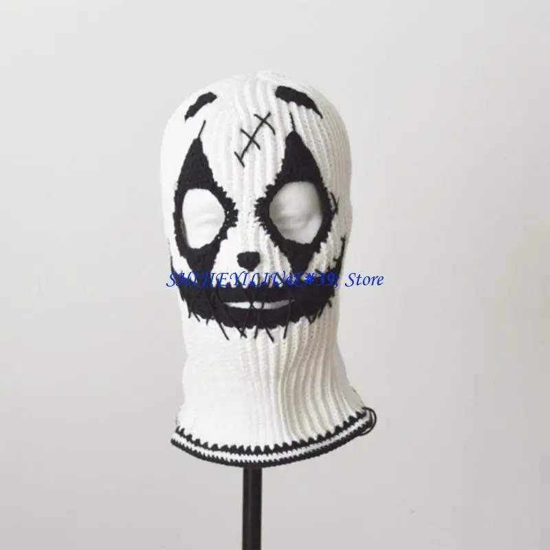 Bonnet Cagoule Tricoté Ensanglanté – photo 2