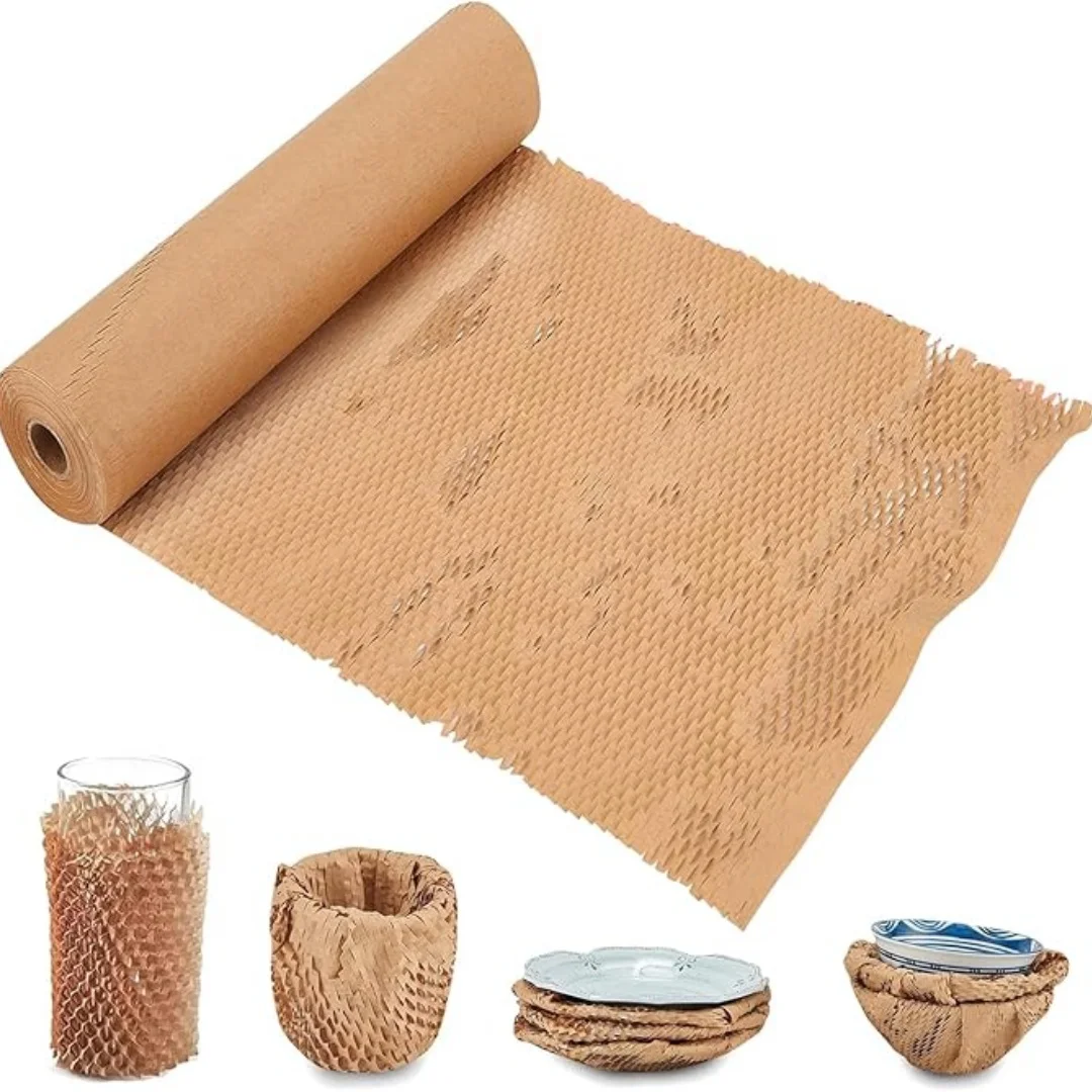 30cm 친환경 허니콤 보호 포장지 쿠션 라이닝 필재 (운송, 이사, 꽃, 선물 및 유리 용기 포장용)