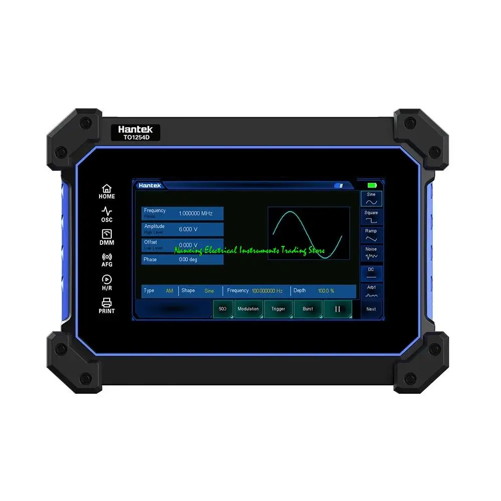 HantekTO1154DTO1204DTO1254DTouchScreenDigitalOscilloscopePortable4Channels