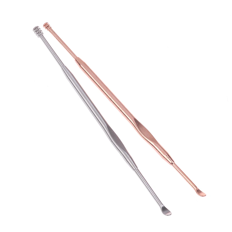 1/3Pcs 11.8cm Double Head Wax Removal Cleaner Earwax Remover 360° Cleaning Pick Stainless Steel Ear Care Tools_voghion.com