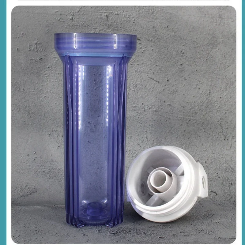 Prefilter Water Filter Bottle 10Inch Explosion-Proof Bottle Water Filter Parts Connector G1/2Inch Interface Shell