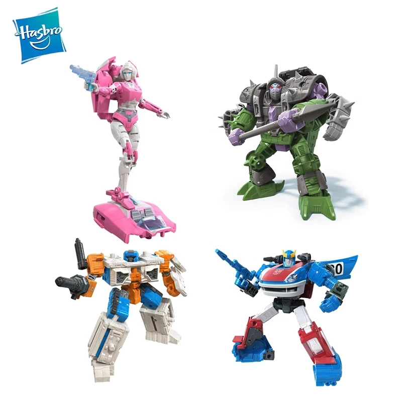 In Magazzino Original Poly Transformers Earthrise Deluxe Arcee Allicon Airwave Smokescreen Anime Figure Action Figures Model Toys