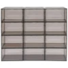 12-Pack Stackable Shoe Boxes, Transparent Acrylic for Sneakers, High Heels, Boots, Dust-Proof, Space-Saving Design 2