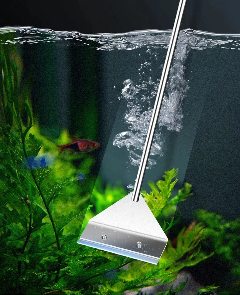 Title 1, Fish Tank Cleaning Tool Flat Sand Algae Removal...