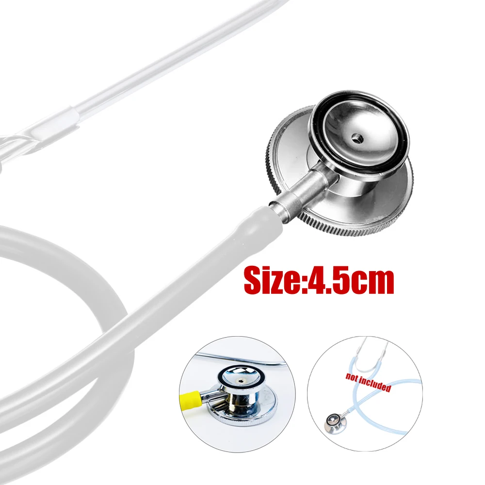1pc Medical Metal Stethoscope Head Auscultation Head Medical Cardiology Stethoscope Accessories Pendant