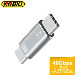 High - Speed Type C to Type C Adapter for Data Transmission & Charging (1Pcs)