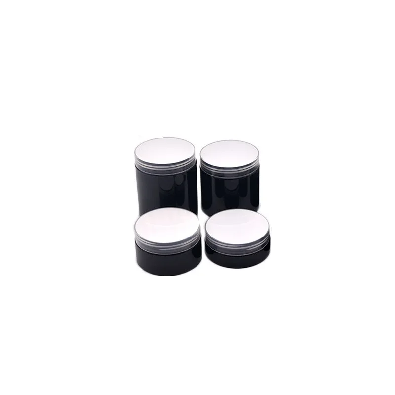 

Cream Jar Container 24Pcs Clear Lid Black Jar Cosmetic 50g 80g 100g 120g 150g 200g 250g Packaging Refillable Empty Bottles