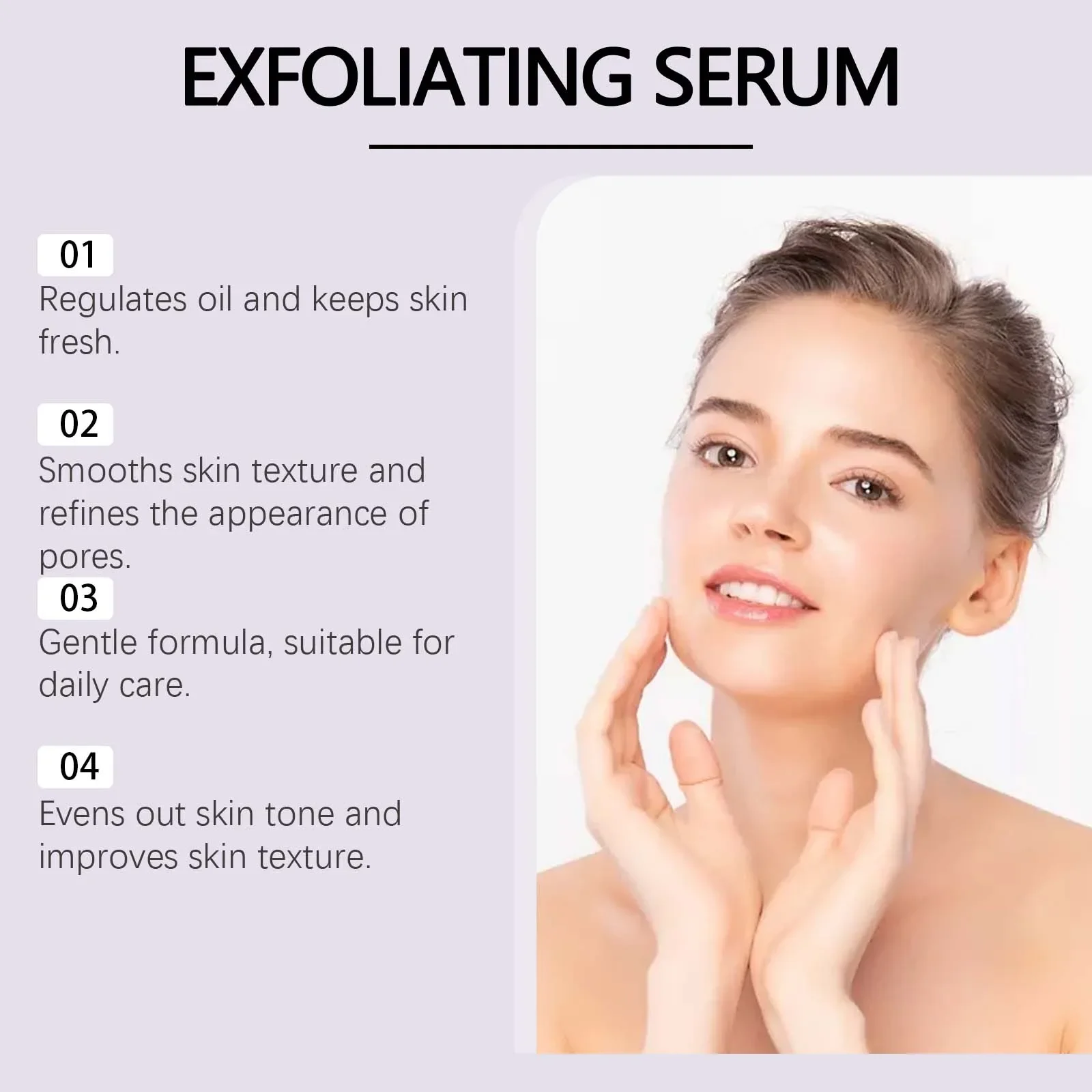 Exfoliating Serum Anti Acne Reliece Dryness Shrink Pores Remove Dead Skin Brightening Lactic Acid Serum Nourishing Face Essence 2