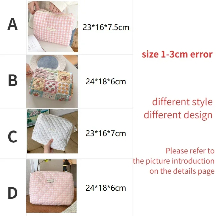 Large Capacity Women's Cosmetic Bags Cases Casual Ladies Small Storage Bag with Zipper Female Travel Clutch Bag Small Handbags 4