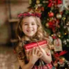 Christmas Wreath Unique Headdress Gingerbread Decorations Xmas Girl Hair Halloween Bride Wear Accessory Wedding 2