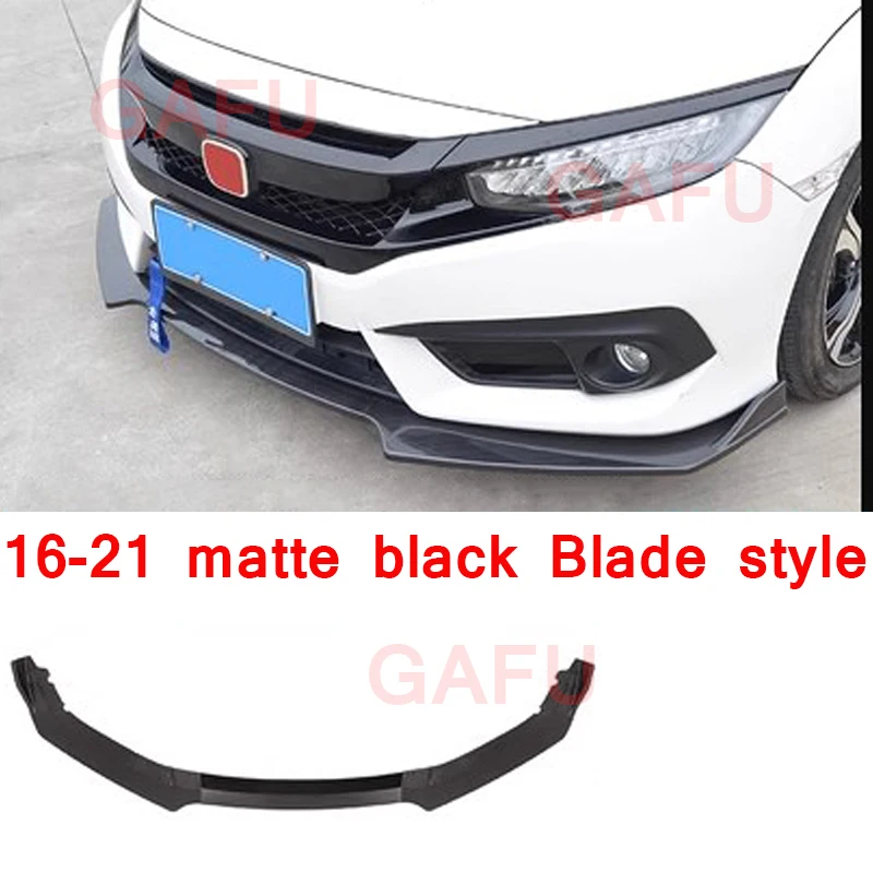 

Three-stage Front Shovel Protection Cover For Honda Civic 10th 2016-2021 Anti-scratch Strip Anti-collision Accessories