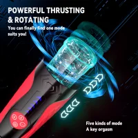 Automatische Männliche Masturbator Tasse Teleskop Rotation Vagina Masturbation Tasse Sex Spielzeug für Männer Blowjob Mastubator Erwachsene Waren 18+ 2