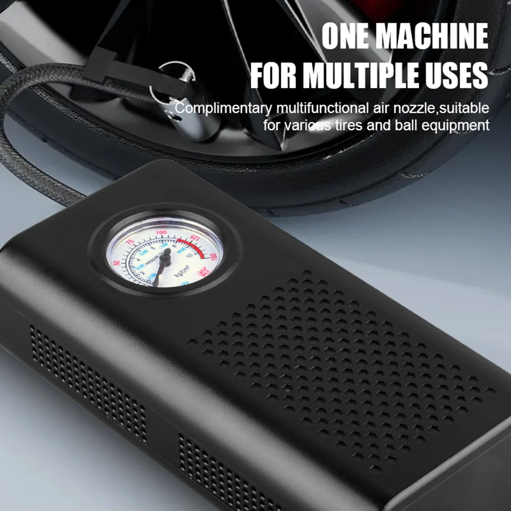 Electric Air Compressor USB Charging Portable Bike Pump Multifunctional Electric Tire Pump for Motorbike Auto Bicycle