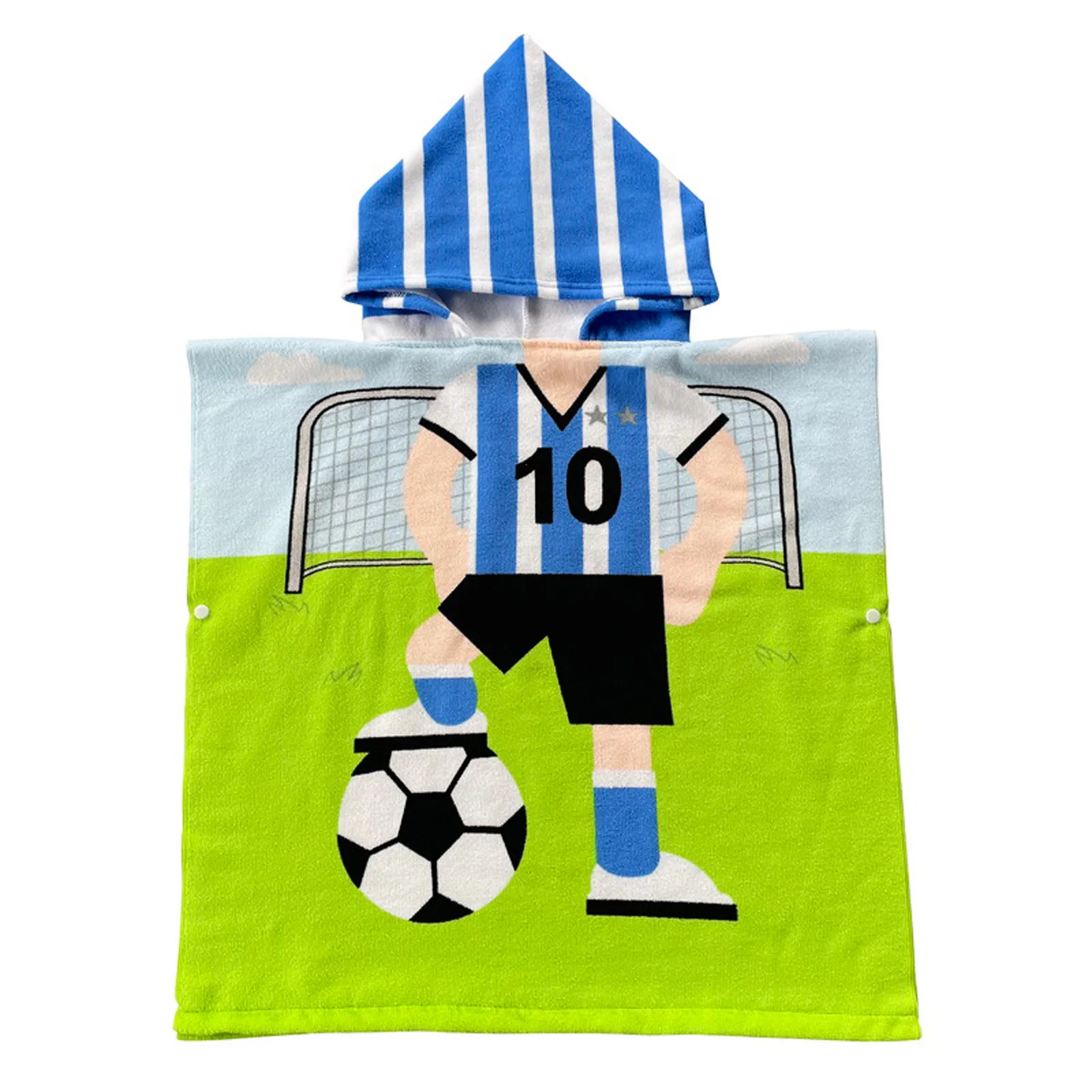 Baby Accessories Cartoon Bath Child Kid Hooded Cloak Bathrobe Towel Cotton Beach Towel Baby Children Cartoon Bath Robes