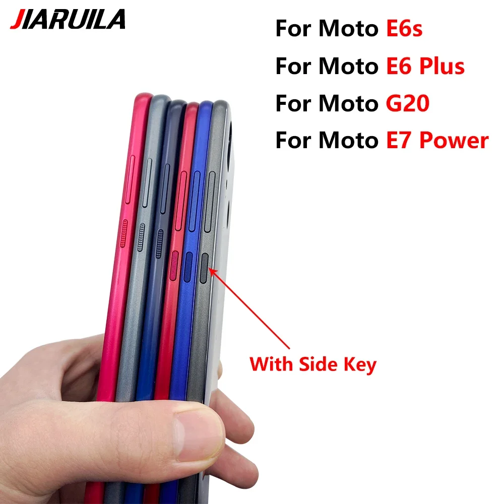 Back Battery Back Cover Door Housing Case Replacement Parts For Motorola Moto E6 Plus E6S G 5G E7 Power G20 G50 G60 phone back cover,glass phone back cover,glass battery cover