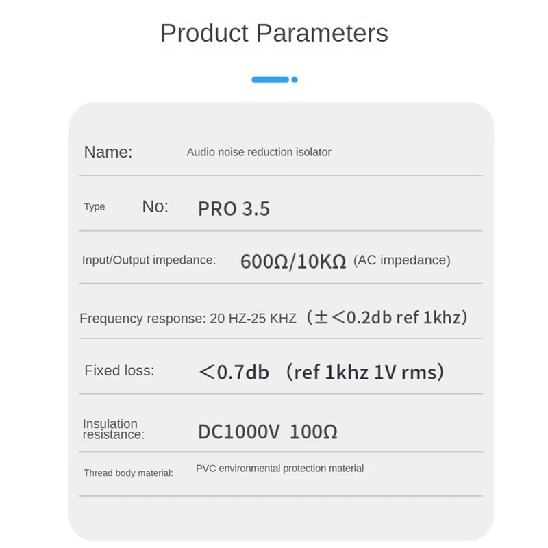 PXSW 3.5Mm Aux Audio Noise Filter Audio Isolator Current Sound Noise Isolator To Eliminate Audio Noise Common Ground Isolator 5