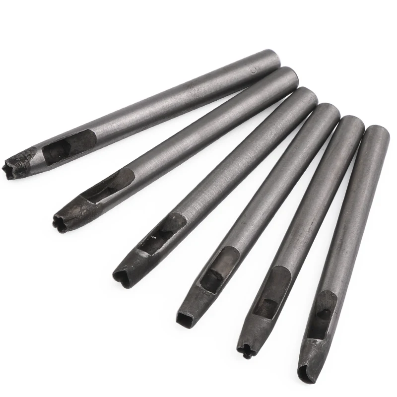 LMDZ Leather Handmade Seal Sculpture Tools Kit Stamping Stars Flowers Shape Hole Punch |