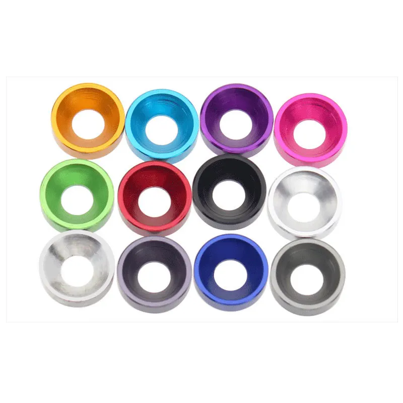 

10pcs Metal Modified Mood Accessories, Washer Anti-virtual Position, Meson Color M3 Countersunk Head Gasket