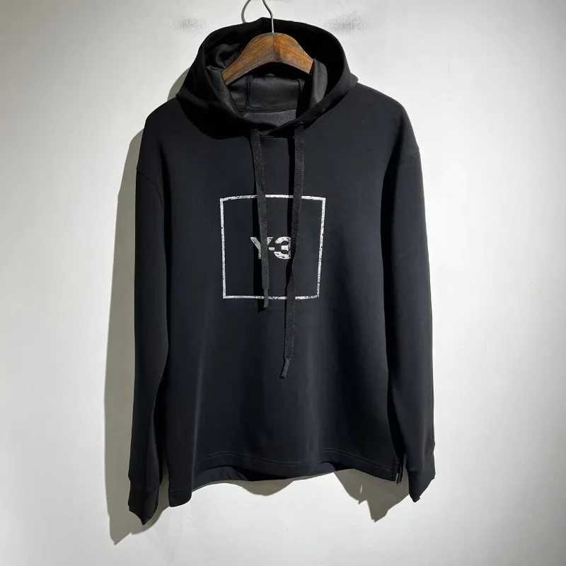 

2023ss Y3 Letter Logo Print Warm Oversized Hoodie Vintage Washed Casual Men and Women Hoodies Couple's Sweatshirts Streetwear