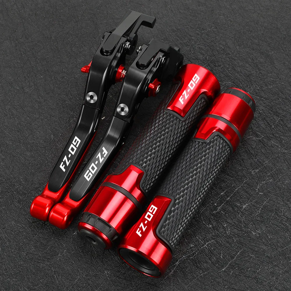 

FOR YAMAHA FZ09 MT09 FJ09 2014-2023 2022 Motorcycle Folding Extendable Adjustable Brake Clutch Levers Handlebar Hand Grips Ends