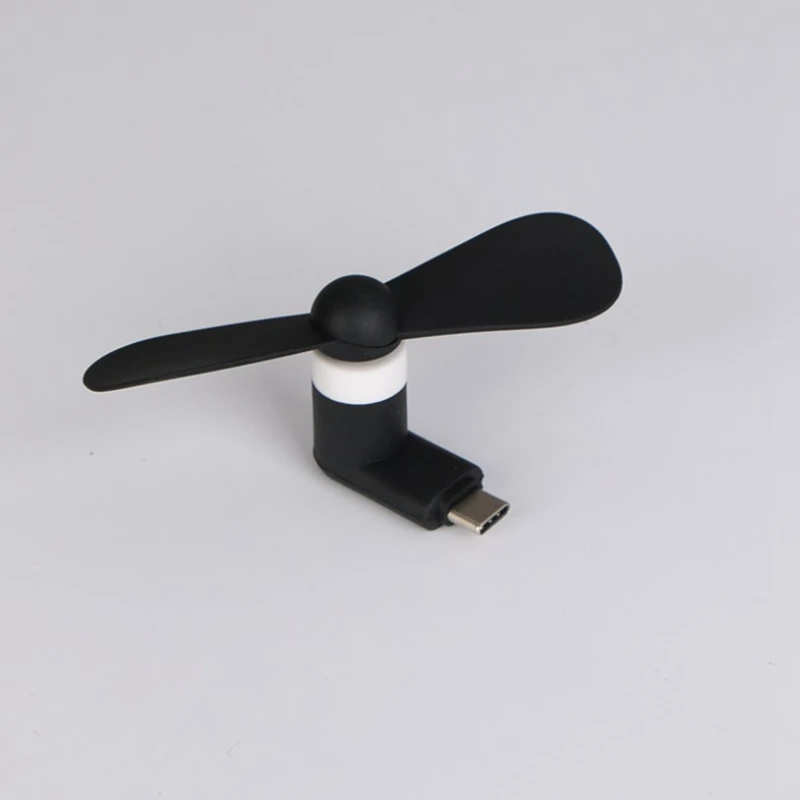 Creatieve Mini Draagbare Micro Fan Mobiele Telefoon Mini Fan Opladen Schat Koelventilator USB Gadget Fans Tester Voor Type-C