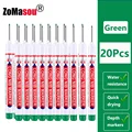 20mm Green 20pcs