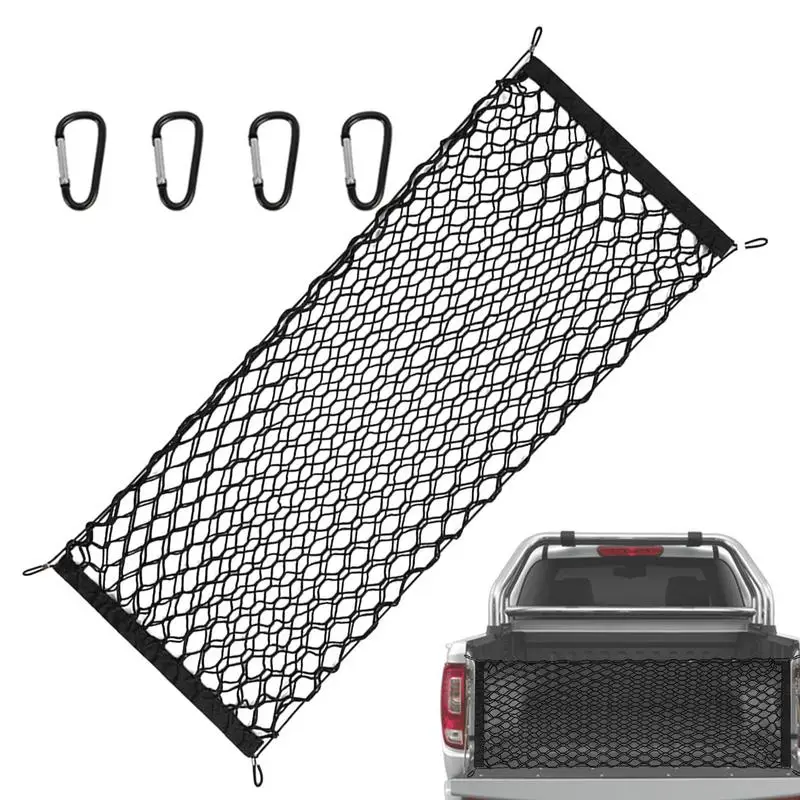 

Сетка для груза для внедорожника, полиэстеровый Гибкий крючок, сетка для багажника, аксессуары для интерьера автомобиля, многофункциональный органайзер для хранения на крыше
