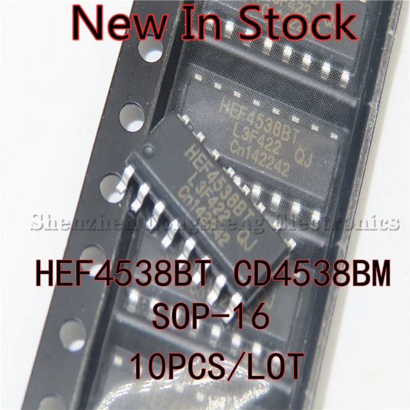 

10 шт./лот HEF4538BT CD4538BM HEF4538 SOP-16 logic chip IC, новая модель