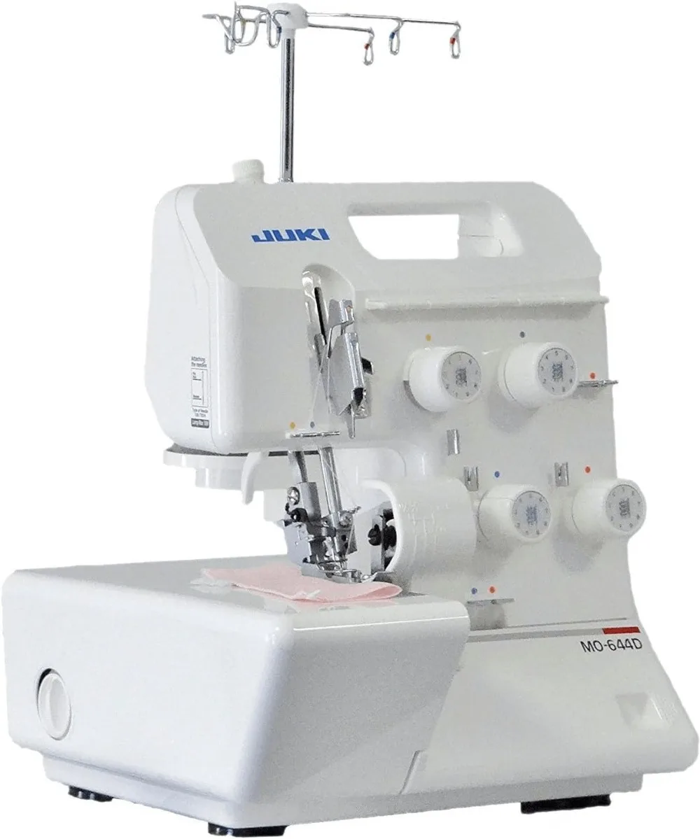 Portable Serger White Sews light to medium weight fabric Simple and easy to use, very suitable for beginners