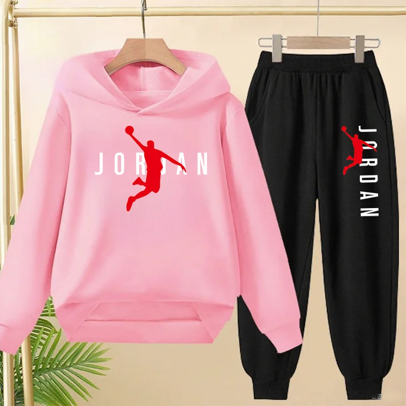 2-13 Years Boys 2pcs Autumn Spring Hoodie+Pants TracksuitsGirls Casual Streetwears Kids Cute brand Children Clothes Sets 4