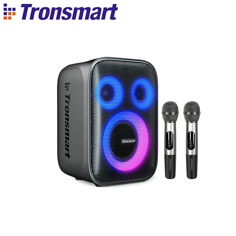 Tronsmart Halo 200 Altoparlante Bluetooth Altoparlante Per Feste Da 120W Con Sistema Audio A 3 Vie, Microfono Integrato/Cablato, Ingresso Per Chitarra