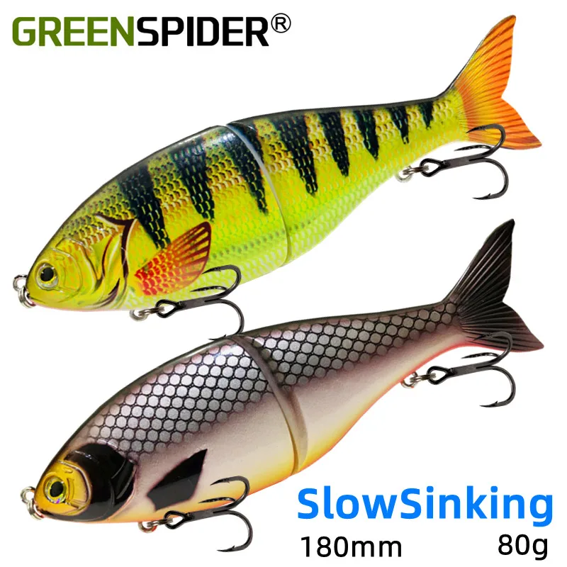 Leurre Multi-articulé AOWEIAO BG 5 - 5 Inches - Northern Pike G918BG - Neuf - Brochet Perche Musky