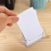 Transparent Desk Shelf Storage Box Display Acrylic Clear Plastic Desktop Business Card Holder Location Card Holder New 1