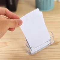 Transparent Desk Shelf Storage Box Display Acrylic Clear Plastic Desktop Business Card Holder Location Card Holder New 1