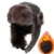 Winter Warm Hat with Ear Neck Cover Plush Thicken Faux Fur Earflap Protecter Caps Outdoor Skiing Trapper Bomber Cap 7