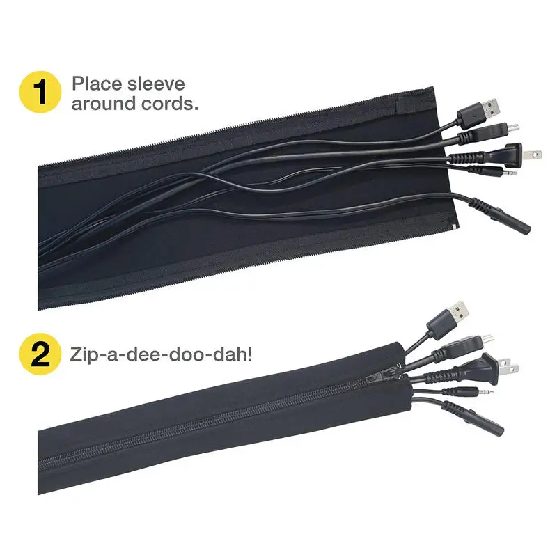 1/2/4Pcs Black Data Cable Organizer Self-adhesive Desktop Cable Organizer Network Cable Headphone Storage Device