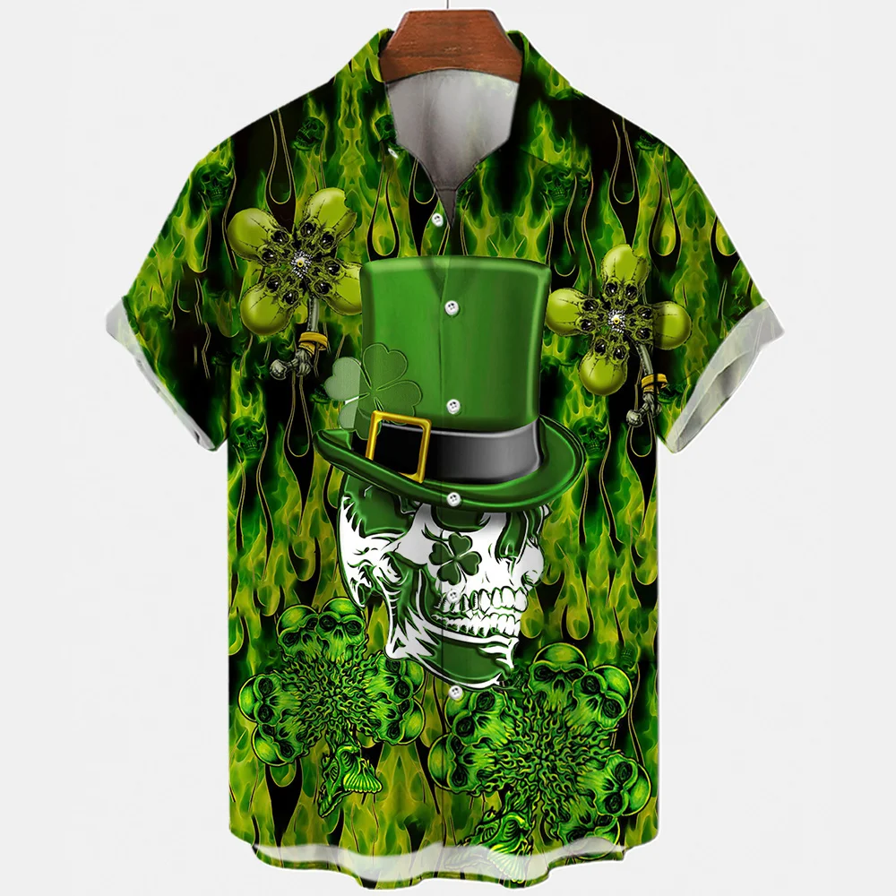 thumbnail image 1 of Camisetas de verano para hombre con la bandera de Estados Unidos y la Estatua de la Libertad, camisa hawaiana de gran tamaño con estampado 3D, ropa para hombre, camisetas con solapa, 1 of 5