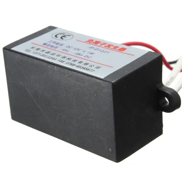 DC 12V Air Purifier Ionizer Negative Ion Anion Generator Purifier Cleaner Car