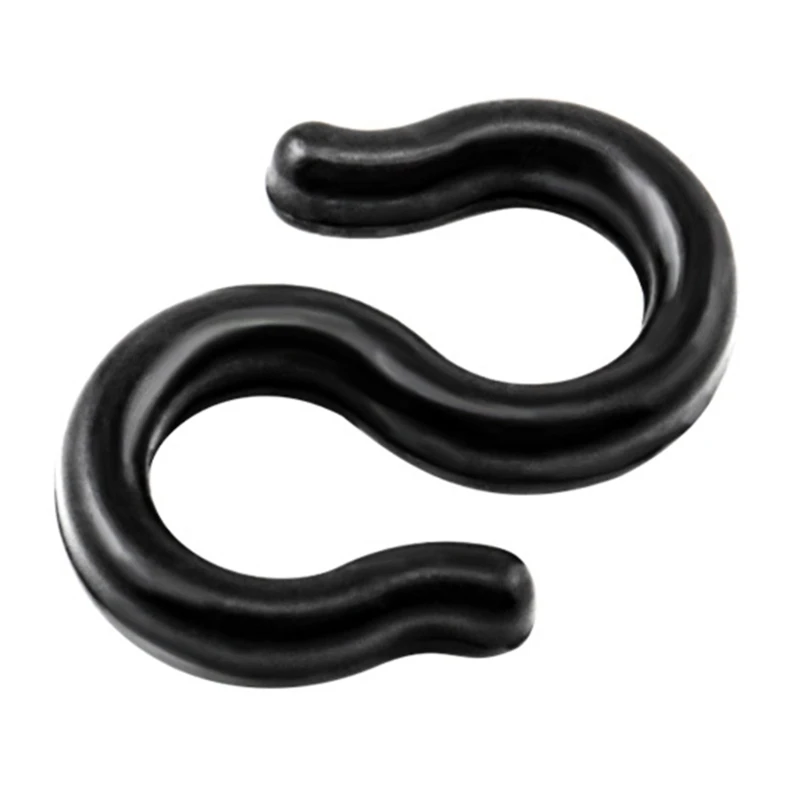 

yunyun Bike Brake Cable S-Hook Clip Bike Brake S Clip Buckle Crosses Lines Clip